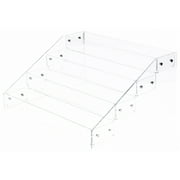 Plymor Clear Acrylic 4-Level Countertop Display Tray, 18.375" W x 15.75" D x 8.75" H