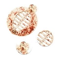 thumbnail image 2 of Unique Bargains 1 Pc Elegant Round Fish Shape Hair Clips Hairdo Clip Light Brown, 2 of 5