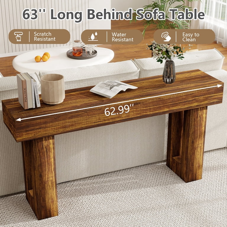 YYAo Console Table, Entryway Table, Console Sofa Table,63-Inch