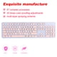 thumbnail image 3 of Teclas Mecánicas Retro De 112 Teclas, Tapas De Teclado Chapadas Redondas, Teclas Abs Punk Con Capa Translúcida Para Juegos De Modificación De Teclado Mecánico (Azul Cielo) Cateissary EL013881-02, 3 of 5