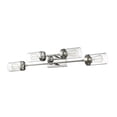 thumbnail image 2 of 617-4V-PN-Z-Lite-Calliope - 4 Light Bath Vanity in Industrial Style - 38 Inches Wide by 6.25 Inches High-Polished Nickel Finish, 2 of 7