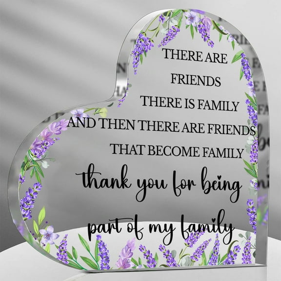 Acrylic Friendship Gift Party Decoration Lavender Gift Girlfriend Gift Best Friend Gift Friend Birthday Gift Women Men Father's Day Gifts Thank You Home Gifts