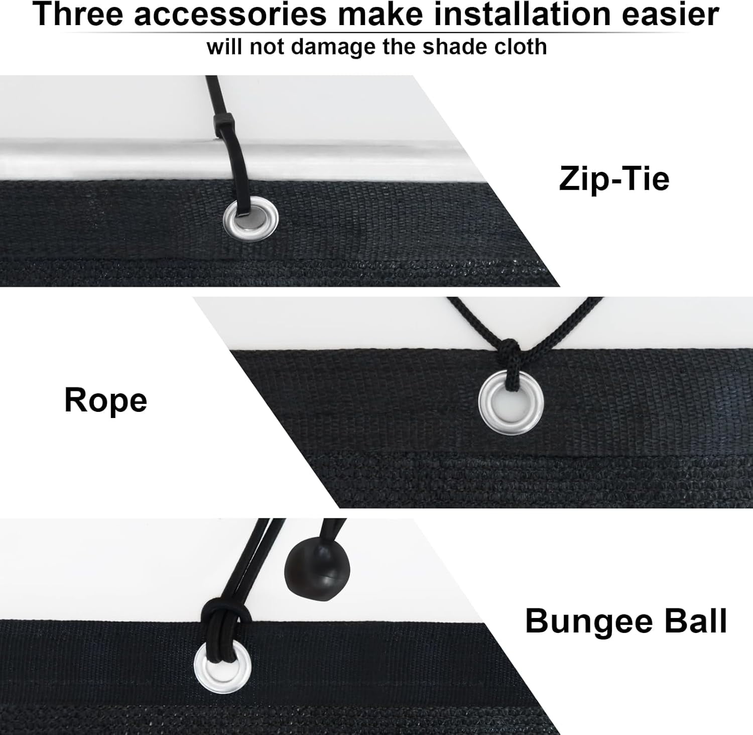 NAWAY 90% Sun Shade Cloth 4'x8' Outdoor Pergola Shade Cover Canopy with Grommets UV Block Privacy Screen for Patio, Backyards, Outdoor, Carport, Garden, Black