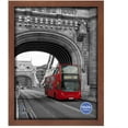 thumbnail image 1 of IGUOHAO Solid Wood 18x24 Inch Wide-frame Poster Frames for Wall Mounting Hanging Picture Frame Brown, 1 of 6