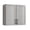 Grey, variant on 23.6" W Laundry Cabinet Wall Mounted with Adjustable Shelf, Shaker Door Style Wall Cabinet for Bathroom/Laundry Room/Kitchen