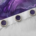 thumbnail image 4 of Erosebridal Purple Dragon Kids Blackout Curtains Set of 2 (52x84 Each), Nature Lightning Window Curtains, 4 of 6
