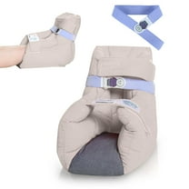 EZ Assistive Heel Protectors with Cushioned High Resilience Foam, Beige, 1 Count