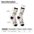 thumbnail image 2 of KLL Lilies Flowers Print Cool Socks Men's Women's Crew Socks Funny Crazy Novelty Stockings, 2 of 6