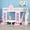 Pink, variant on Harper & Bright Designs Twin Over Twin Bunk Bed with 2 Drawers and Storage Stairs, Loft Bed with Desk and Seat Can Be Turned Into Bunk Bed, Pink