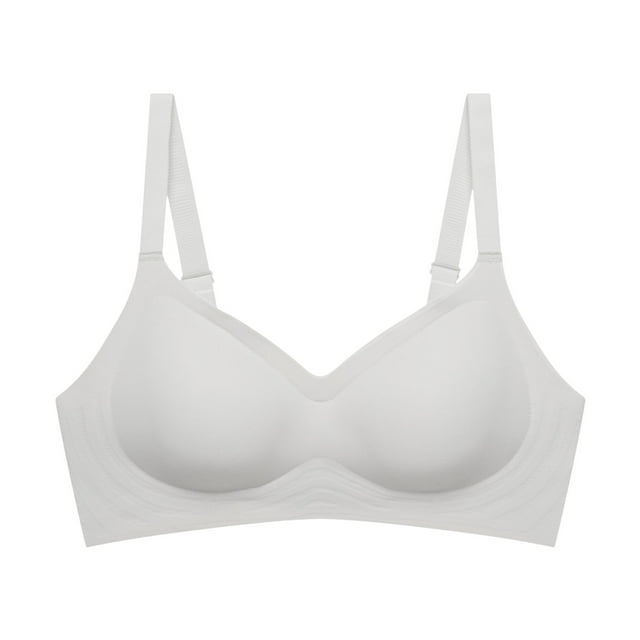 FhsagQ Bra Plus Size Bras for Women 5X-6X Maxi Comfortable Seamless Full Coverage Bra for Women Wireless Bras with Soft Support Regular and Plus Size Women Bras Stretchy Grey L