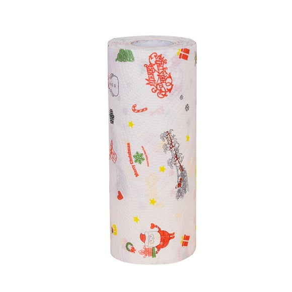 Christmas Paper Towels Kitchen Christmas Papertowels Oil Absorption And Xmas Paper Towels For Party Table Grease Proof Food Paper Food Snacks Paper Disposable Cleaning Stone Baking Sheet 12 X 12