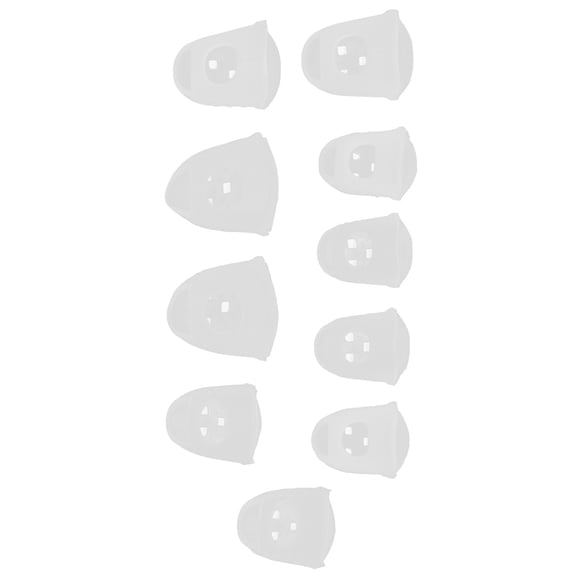 Protector de dedos para guitarra, 10 piezas Protectores de dedos para guitarra Protector de dedos de silicona para guitarra Puntas de dedos para guitarra Resultados impresionantes