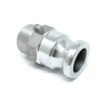 thumbnail image 6 of Gloxco Aluminum Type F Cam and Groove Fitting, 1/2″ Male Camlock Adapter x 1/2″ Male NPT (CAM-05-F-AL), 6 of 7