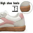 thumbnail image 2 of Qaltryn Casual Low-Top Sneakers for Women Lightweight Fashion Retro Sneakers Walking Shoes with Memory Foam Non Slip Womens Sneakers with Anti Slip Sole for Tennis & Daily Walking, 2 of 8