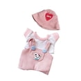 thumbnail image 3 of Ropa para muñecas de peluche Perfecl conjunto de pantalones rosa 15 a 17 cm, 3 of 8