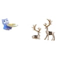 thumbnail image 1 of Bandeja de resina con estatua de gato y reno moderna, escultura decorativa para el hogar, regalo único, figura de animal, cuenco para mesa de comedor,, 1 of 8