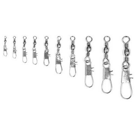 - Eagle Claw Swivel Black Barrel w/Interlock Snap 12ct/12pk Size 3