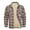 z.Khaki men jackets, variant on Tuphregyow Versatile Men's Button Up/Zip-Front Shirt Jacket - Plaid Flannel with Soft Warm Wool/Lining, Suitable for Various Outdoor Wine M