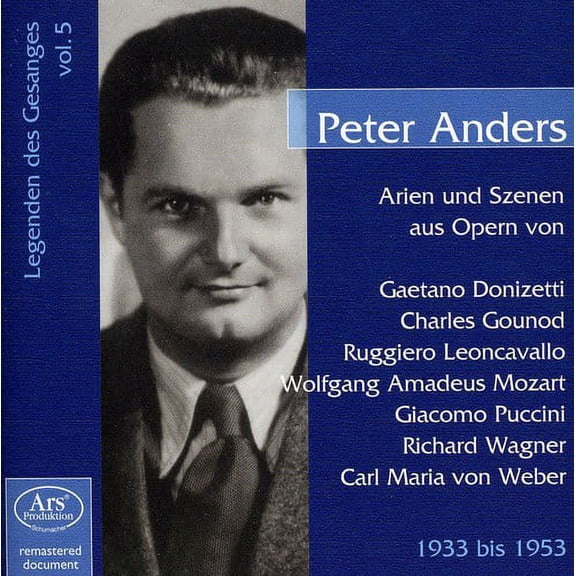 Peter Anders - Opera Arias & Scenes - Music & Performance - CD