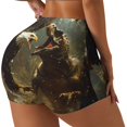 thumbnail image 1 of Fotbe Dinosaur Bald Eagle Shorts Sin Costuras – Shorts Deportivos de Cintura Alta para Mujer, Elásticos para Gimnasio, Yoga, Running o Ciclismo-Medium, 1 of 8