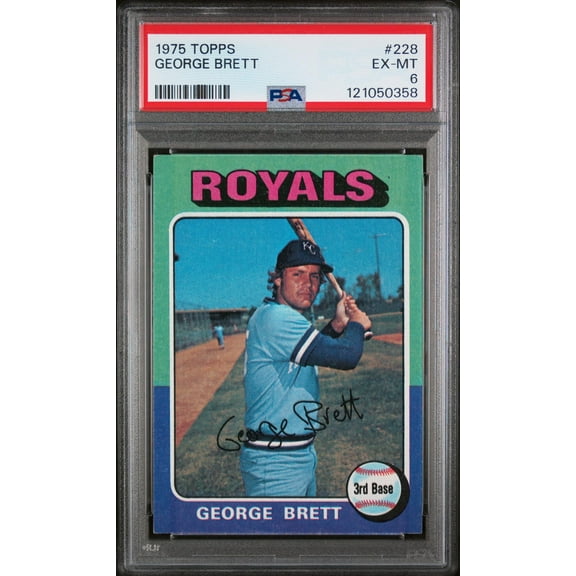1975 Topps George Brett #228 PSA 6