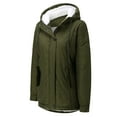 thumbnail image 1 of Women Solid Color Coat Button Down Overcoat Long Sleeve Cardigan Fluffy Jacket Windproof Outer Coat Warm Winter Overcoat, 1 of 7