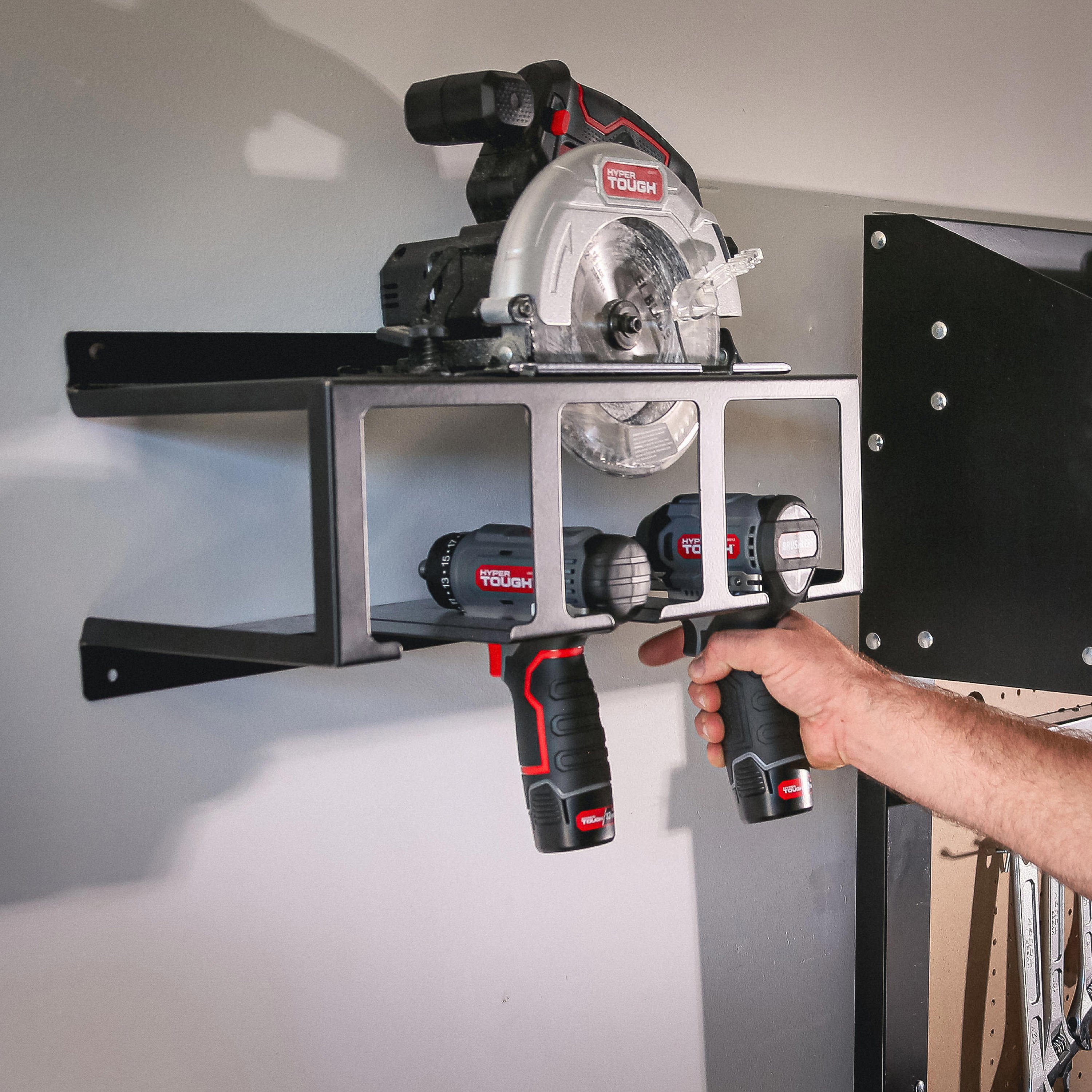 Hyper Tough 12V Max Lithium-Ion 3-in-1 Multi-Head Power Drill Set with 1.5Ah Battery and Charger