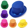 thumbnail image 4 of Universal Trilby Hat for Gentlemen Magicians Carnivals Trilby Hat Thicken Flat Top Hat for Gentlemen Casual Gathering, 4 of 7
