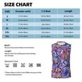 thumbnail image 5 of Goofa Watercolor Butterflies Printed Men's Sleeveless T-Shirt - Athletic Gym Workout Tank Top for Men - Moisture-Wicking, UPF 30+ Quick-Dry Muscle Tee-Small, 5 of 8