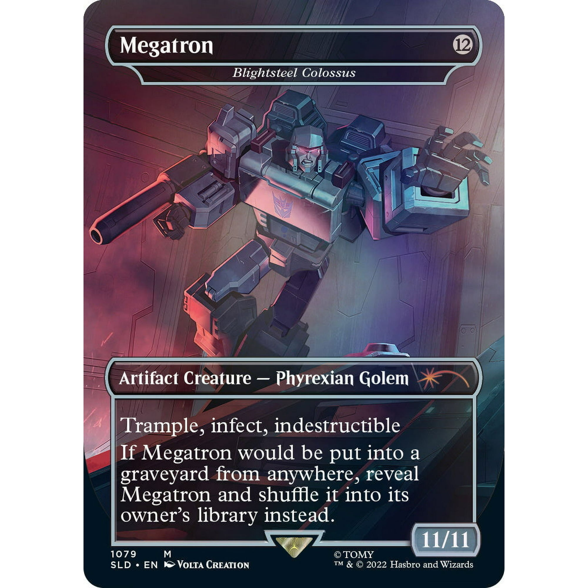 MTG　Optimus Prime vs. Megatron Foil MTG Secret Lair x Transformers: Optimus Prime vs. Megatron