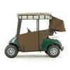 EZGO RXV Golf Cart PRO-TOURING Sunbrella Track Enclosure - Cocoa