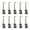 Army green, variant on 10Pcs Tactics Gear Clip Attachments Multifunction Hanging Buckle Backpack Tactics Vest Buckle Strap Management Tool