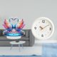thumbnail image 2 of Escultura De Cisne Acrílico Para Mesa, Adorno Con Reloj De Pared Redondo Moderno, Números Grandes, Silencioso, Sin Tictac, Pieza Central Decorativa Para Oficina, Hogar, Sala De Estudio., 2 of 8