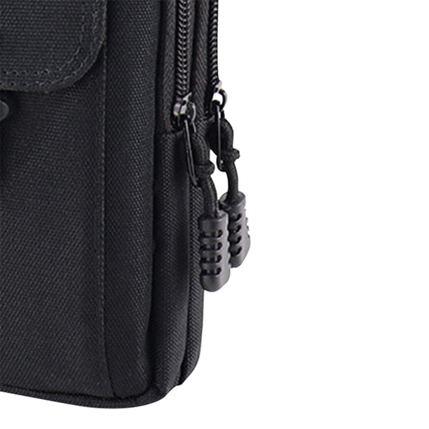 Bolsa Male Oxford Cloth Mobile Phone Holder Zipper Outdoor Jogging Sports Running Bag JShteea Para Estrenar