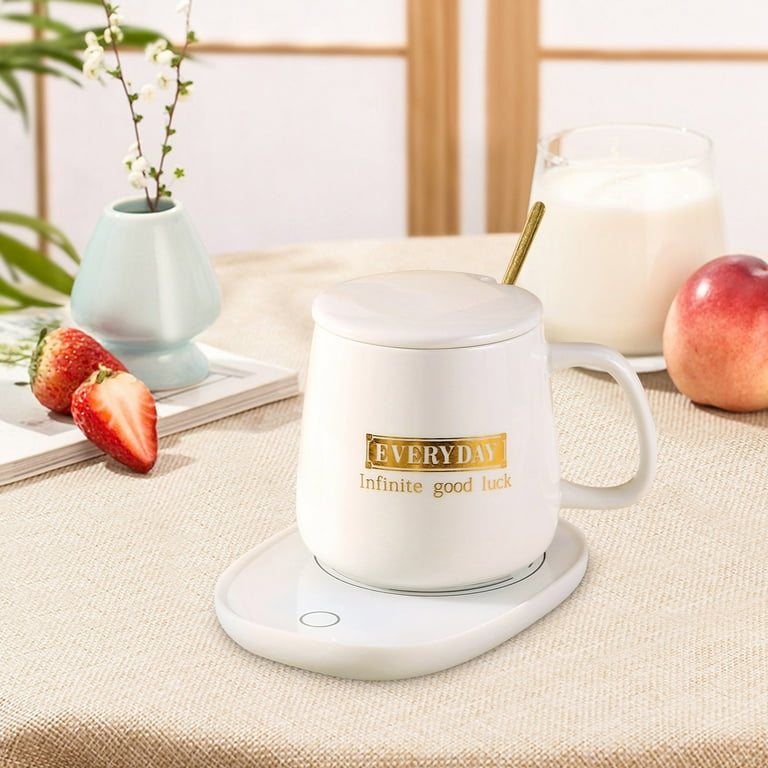 Coffee Cup Warmer with Mug Set, Electric Mug Warmer for Desk Office -  Coffee Lovers Present for Women - Luxury Christmas Gifts, Birthday,  Valentine's ...