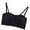 Black, variant on cfhntfmh High Impact Bras Sport Wirefree Pleated Scoop Neck Everyday Bralettes Comfort Adjustable Strap T-Shirts Bras For Women
