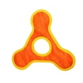 thumbnail image 2 of DuraForce TriangleRing Tiger Orange-Yellow, 2-Pack, Durable Woven Mesh Fiber Squeaky Dog Toy, 2 of 10