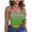 Green, variant on Tube Tops for Women Show off your Figure Women's Crop Top High Cost Performance Tube Tops Sleeveless Stretchy Solid Strapless Stripe Printing Tube Top（Plus Size）