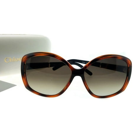 Sunglasses Brown Lens Tortoise Frame - Chloe CE663S-219-58 Butterfly Women's Tortoise Frame Brown Lens Sunglasses NWT
