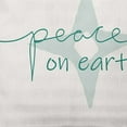 thumbnail image 2 of Simply Daisy Mint Colored Peace on Earth Christmas Soft Spun Polyester Decorative Throw Pillow, 14" x 20", 2 of 3