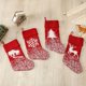 thumbnail image 4 of Gibobby Suministros de decoración de Navidad Colgante de árbol de Navidad Bolsa de regalo Calcetines de Navidad de punto de pelusa(B), 4 of 5