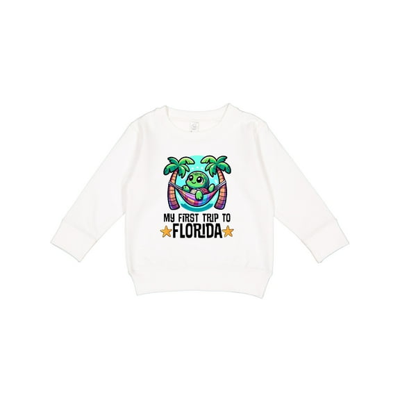 Inktastic First Trip to Florida Funny Beach Toddler Sweatshirt