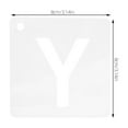 thumbnail image 2 of HLONK Letter Template Stencils Small for Painting Letters Child White, 2 of 8