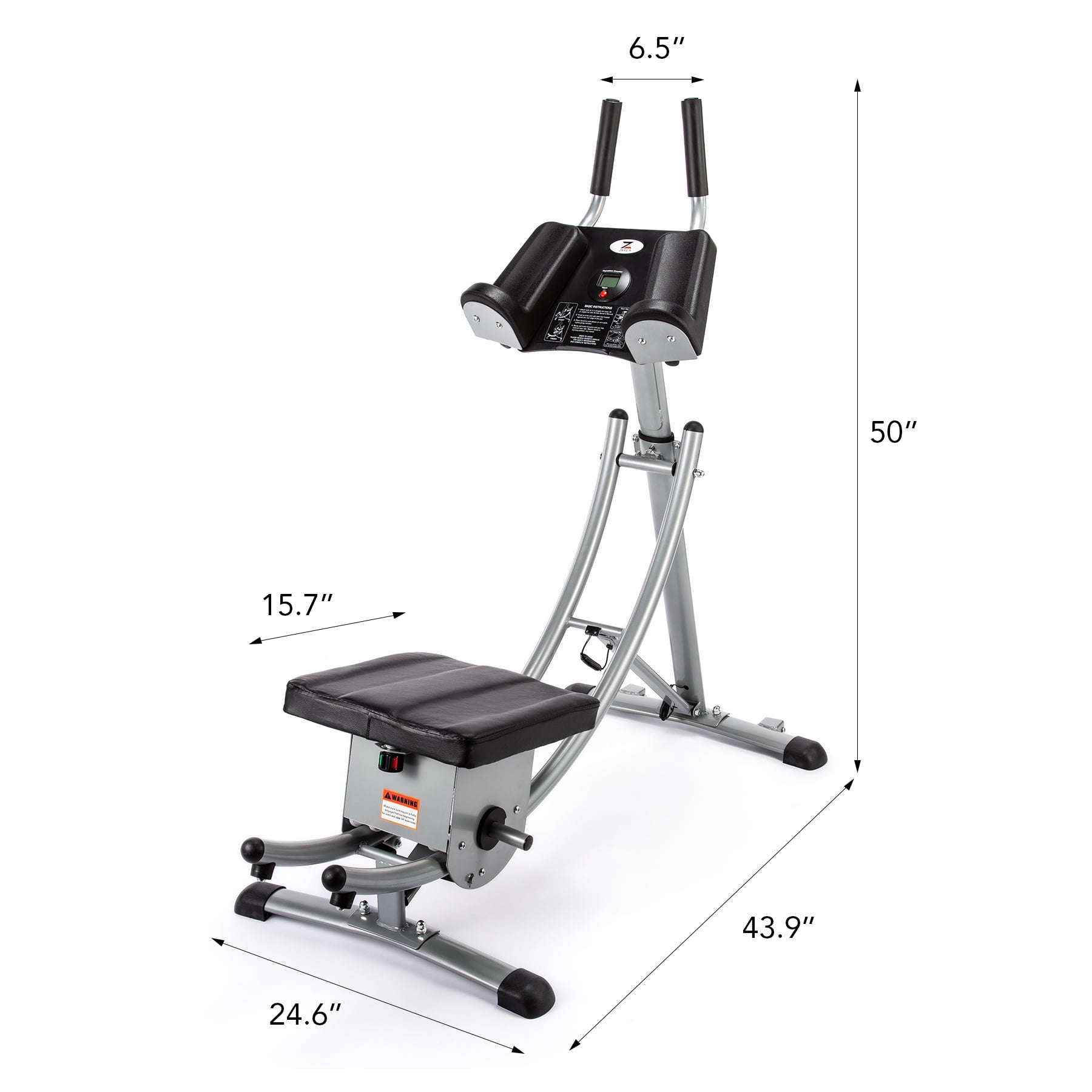 Ab Coaster Home Gym Equipment Adjusting Folding Ab Machine For Core Fitness Walmart Com Walmart Com
