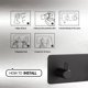 thumbnail image 4 of Gancho adhesivo para toallas de baño Ducha sin taladro Gancho para colgar en la pared de alta resistencia Toallero autoadhesivo Gancho para revestimiento de pared Cepillo de cocina Gancho adhesivo de, 4 of 5