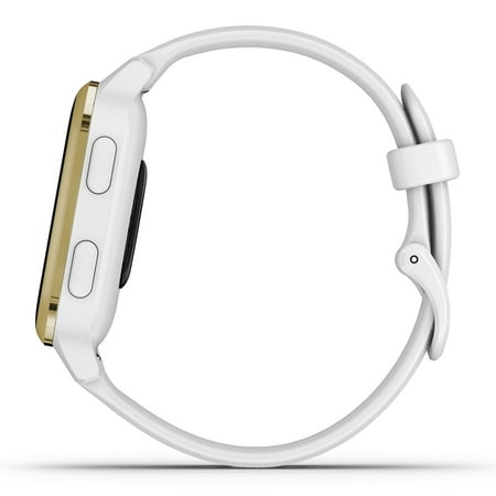 Garmin - Venu Sq GPS Smartwatch 33mm Fiber-Reinforced Polymer - White