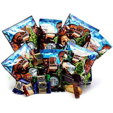Gift Basket With Ghirardelli Chocolate & Starbucks® Coffee