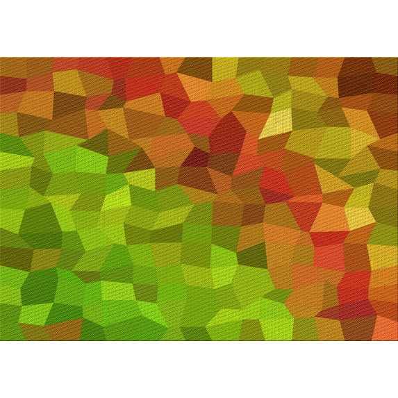 Ahgly Company Indoor Rectangle Patterned Pistachio Green Area Rugs, 2' x 3'
