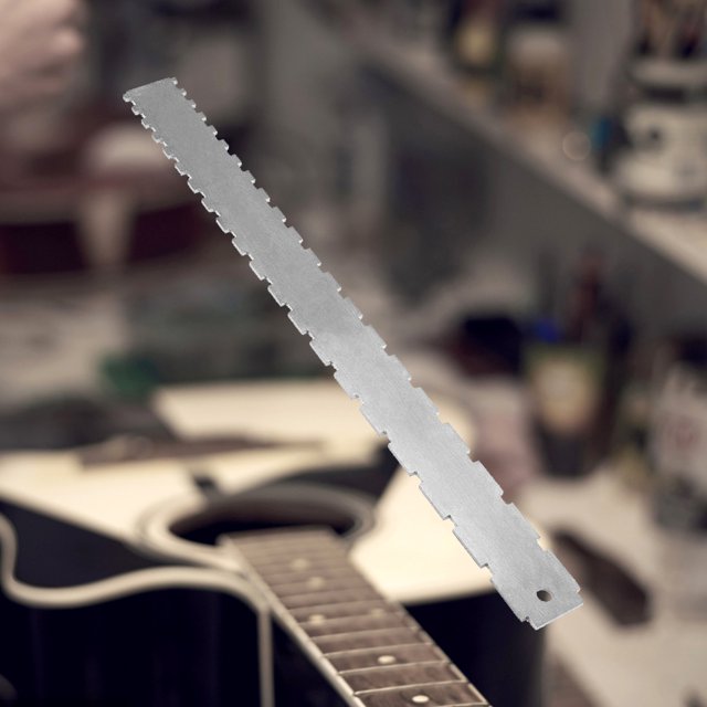 Chord Gauge Herramientas de medición de guitarra de doble cara para entusiastas de la guitarra para músicos Likrtyny Para estrenar