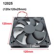 thumbnail image 1 of 4010 12025 8010 30mm dc 5V 12V 24V ventilador de refrigeración caja de Motor sin escobillas silencioso 40MM 50MM 60MM 70MM 80MM 90MM 120MM para impresión 3D 2PIN, 1 of 5